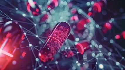 Digital Representation of Capsule Pills in a Biotech Network