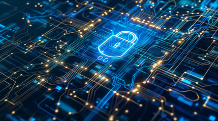 technology background , Information Security