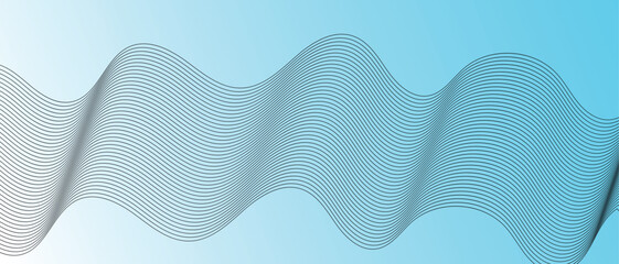 futuristic Line stripe pattern on white Wavy background. abstract modern background futuristic graphic energy sound waves technology concept design