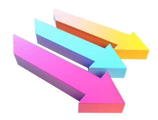 3d render element for infographic design