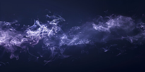 A blue smoke cloud with the word smoke on it - obrazy, fototapety, plakaty