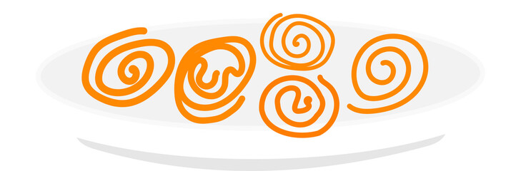 Indian sweet jalebi