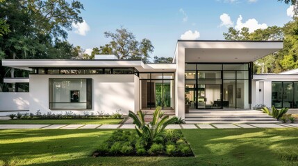 Architectural Simplicity. The Bauhaus Exterior