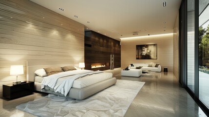 Minimal Master Retreat. A Bauhaus-Inspired Bedroom