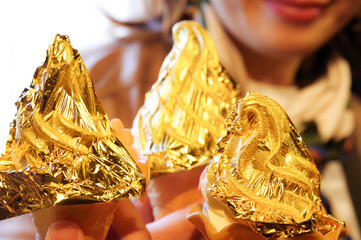 金沢の金箔ソフトクリーム