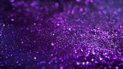 Background of deep purple color with shimmering purple and glitter 