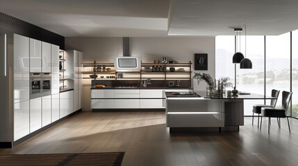 treamlined Cooking. A Bauhaus-Inspired Culinary Space
