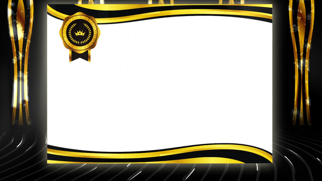 Luxury modern frames and shapes, templates for certificates of recognition, certificates of appreciation, and diplomas. Accommodates award, diploma, business and educational needs.