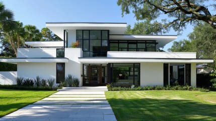 Geometry in Nature. A Bauhaus-Inspired Outdoor Space