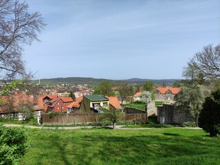 Fototapeta na wymiar Barockgärten von Schloss Blankenburg