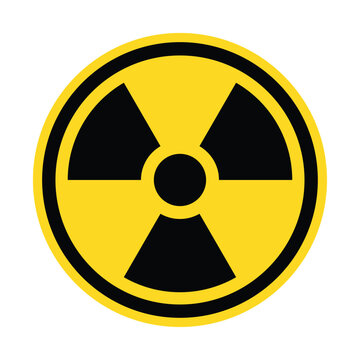 recommend clip art: Yellow Radioactive Sign. Radiation Danger Icon. Vector