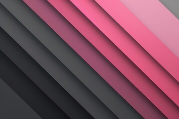Obraz premium Abstract Pink and black gradient background with diagonal stripes 