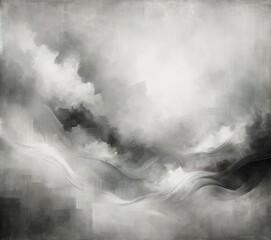 "Shades of Sophistication" is a wide-format abstract wallpaper that delves into the depth and subtlety of a monochrome palette. This piece explores the intricate interplay of light and shadow.