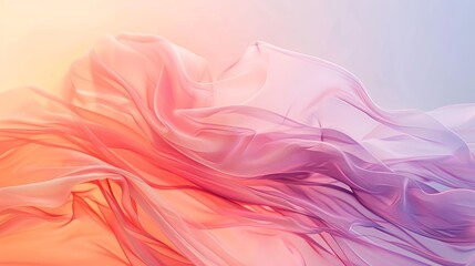 3D Rendering of Minimalist Abstract Skin Background with Foggy Wind AI Image