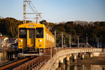 Fototapeta premium 通勤電車 宇部線・小野田線 105系