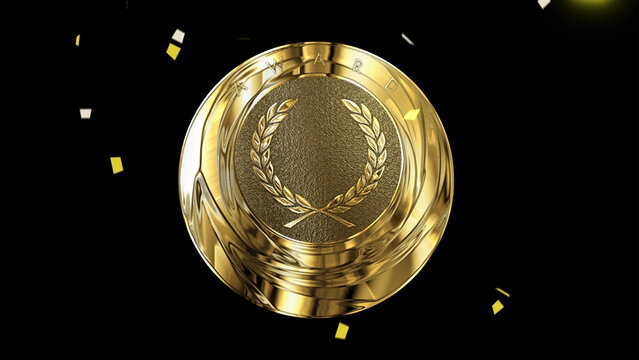 メダル03　エンブレム　コイン　封蝋マーク　授賞式　表彰