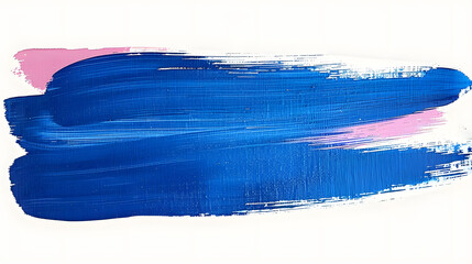 Fototapeta premium Art stroke of paint texture isolated on white background