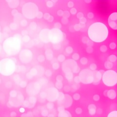 Fototapeta na wymiar Abstract pink background with pink bokeh lights