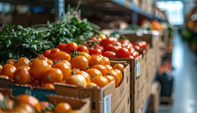 Food Bank Partnerships, Highlight the collaborative efforts between food banks, local farmers, grocery stores, and food manufacturers to rescue surplus food and redistribute it to those in need