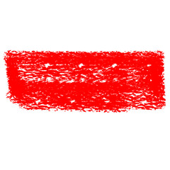 red paint brush strokes
