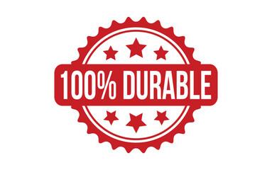 100% Durable rubber grunge stamp seal vector