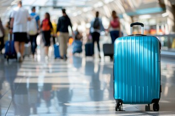 Travel Smart: How to Enhance Your Airport Experience with Advanced Luggage Options   From Intelligent Compartments to High Tech Baggage Solutions - obrazy, fototapety, plakaty