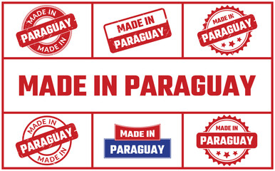 Made In Paraguay Rubber Stamp Set