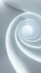 Obraz premium A hypnotic and visually striking concentric rift, with layers of luminous rings creating a sense of depth and drawing the viewer's attention into its radiant depths.