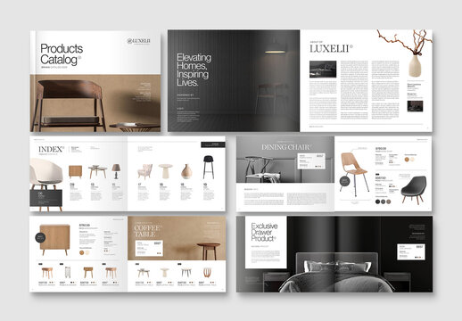 Landscape Product Catalog Brochure Template