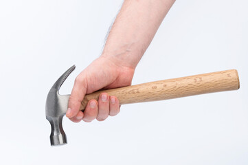New hammer in  man hand