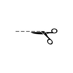 scissors for cut marks here