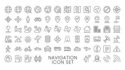 Navigation Destination Location Set Icon