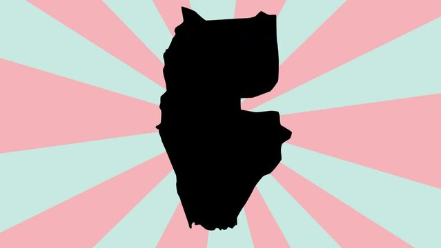map of Tartus in syria with rotating background