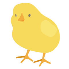 Clip art of a lovely chick	