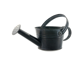 metal watering can  for watering the plants in a garden or home png file