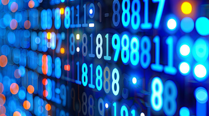 The image showcases a chaotic computational design with vibrant colors and intricate patterns, creating a mesmerizing visual experience.