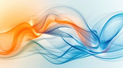 abstract background with orange blue and red waves,A vibrant abstract background with flowing wavy lines, abstract digital pattern displayed on a computer screen