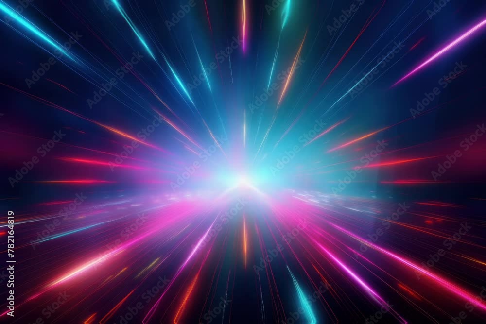 Poster the abstract colorful line texture background. motion.