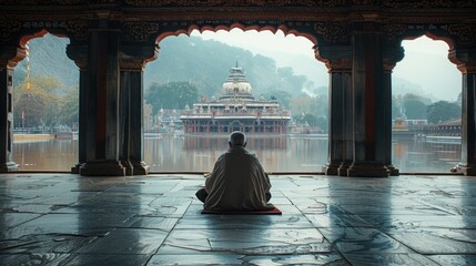 Portraying moments of solitude and reflection amidst Nepal's tranquil monasteries.