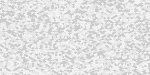 Abstract digital grid light pattern white Polygon Mosaic triangle Background, business and corporate background. Vector geometric seamless technology gray and white transparent triangle background.