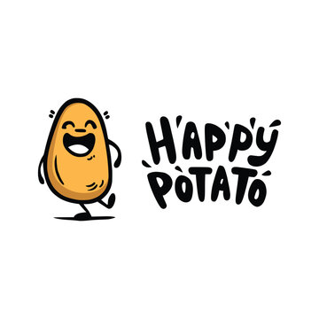 Happy Potato Mascott