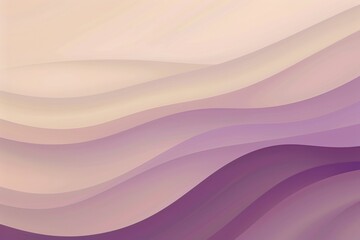 Light purple and beige gradient background with wavy shapes
