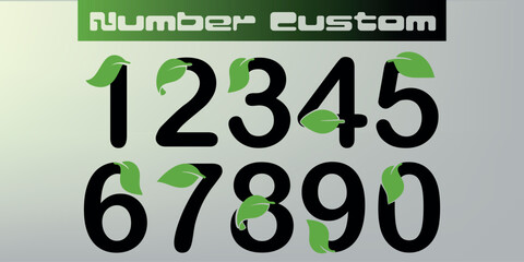 set numbers, custom with a variety of the latest models 44