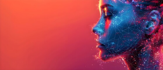 AI Emotions: A Digital Tapestry of Empathy. Concept Artificial Emotional Intelligence, Sentient Technologies, Digital Empathy, Machine Learning, Human Touch
