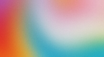abstract colorful purple blue red orange green , color gradient rough abstract background shine bright light and glow template empty space , grainy noise grungy texture