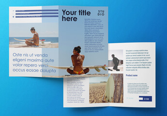 Bi-Fold Business Brochure Layout
