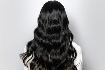 Fototapeta premium Healthy Wavy Hair Close-Up