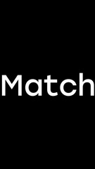Vertical Match Cut Text and Media