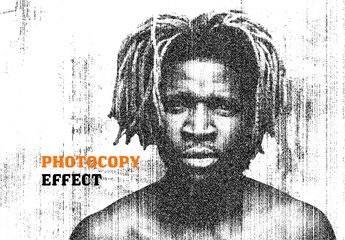 Photocopy Effect - obrazy, fototapety, plakaty