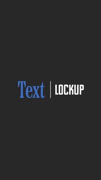 Vertical One Line Lockup for Text from Centre